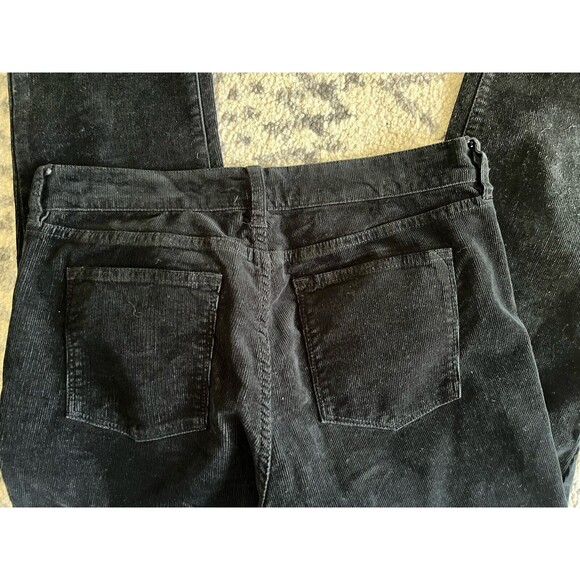 J.Crew Black Corduroy High Rise Skinny Cord Pants Women’s Size 28 - Picture 3 of 4